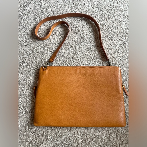 Mark & Graham Leather Briefcase Laptop Bag - Picture 2 of 9